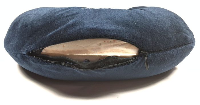 Daydream Basic Navy cestovní polštářek z paměťové pěny povlak